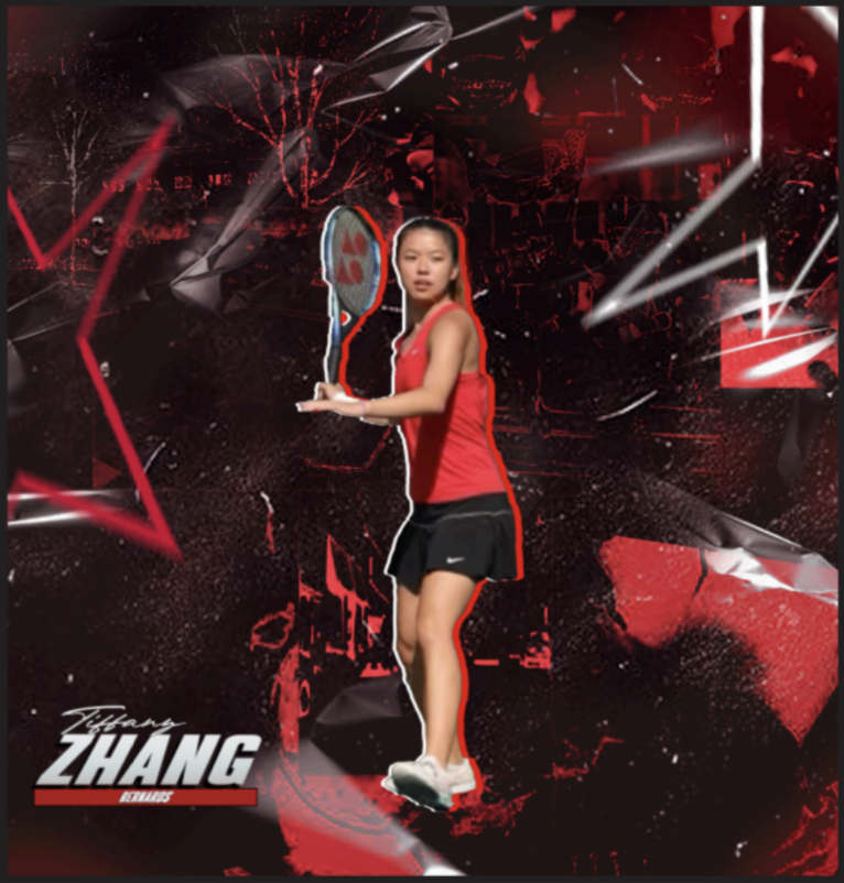 Tiffany Zhang is a four year varsity starter with 31 career match wins.